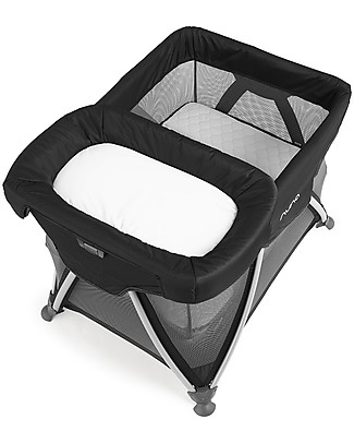 Nuna Changing Mat for Sena Travel Cot - Padded with Raised Edges Travel Changing Mats